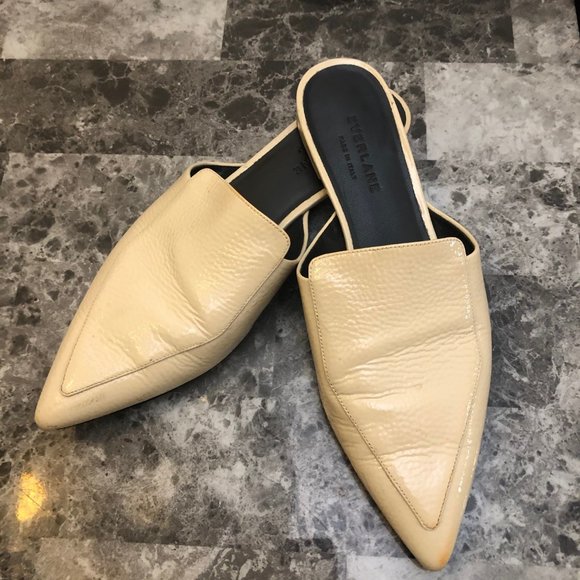 Everlane Shoes - Everlane Pointed Toe Mules Made In Italy SZ 8.5